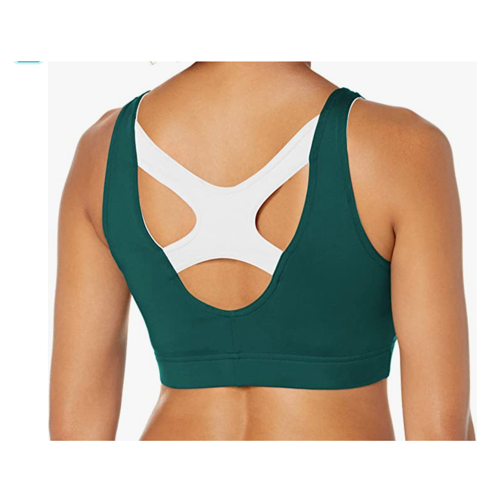 Reebok Women's Big Logo Racerback Sports Bra XL NWT - Picture 2 of 3